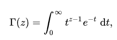 Gamma Function